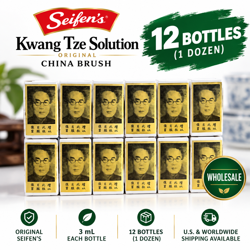12 Bottles (1 Dozen) | Seifen's Kwang Tze Solution – Original China Brush Wholesale